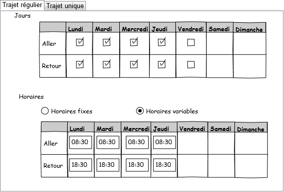 Variable hours